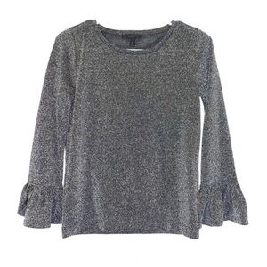J. Crew Shimmery Bell Sleeve Top